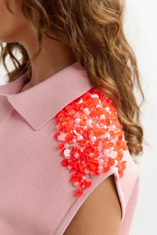 Essentiel Antwerp Roze Polo