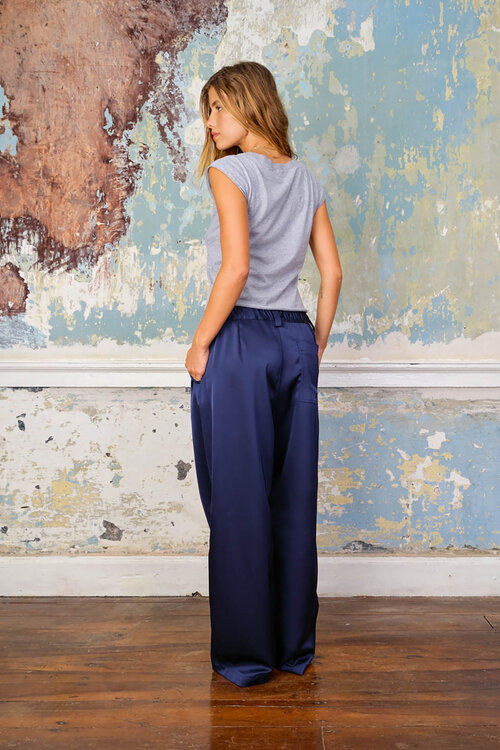 Sea Me Happy Navy Pantalon