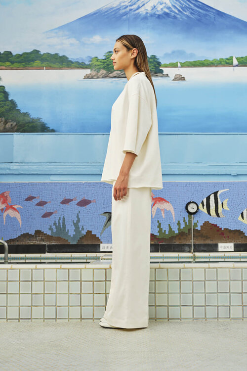 Sea Me Happy Ecru Sweater