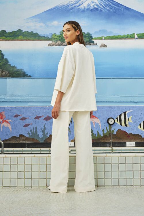 Sea Me Happy Ecru Sweater