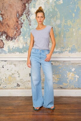 Sea Me Happy Light Blue Jeans