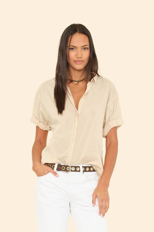 Xirena Parchment Blouse
