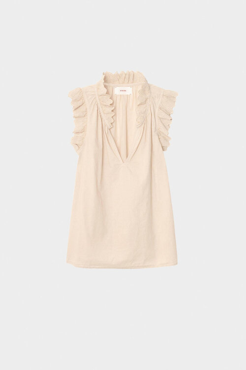 Xirena Parchment Blouse