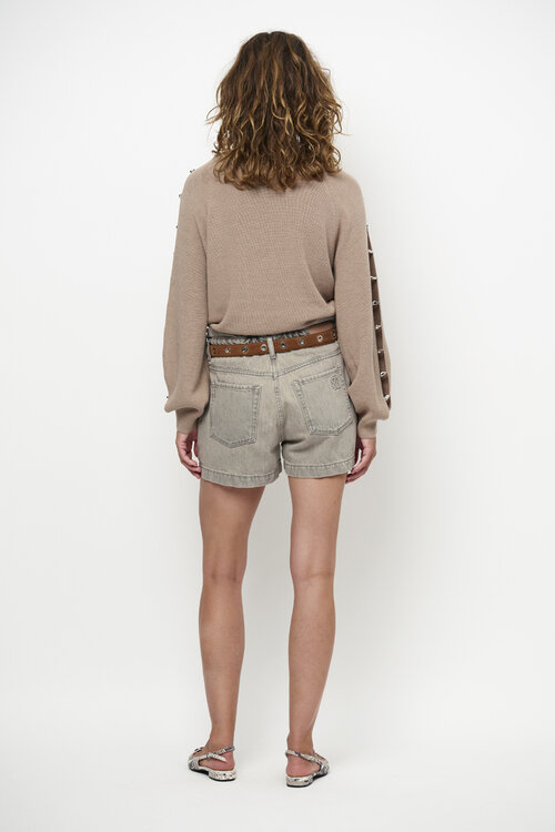Dante 6 Grijze Rosie Denim Shorts