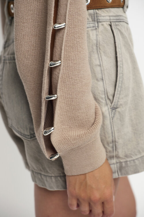 Dante 6 Grijze Rosie Denim Shorts