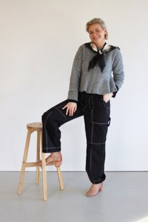 Day Birger et Mikkelsen Zwarte Canvas Twill pants