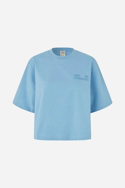 Baum Und Pferdgarten Lichtblauw T-shirt