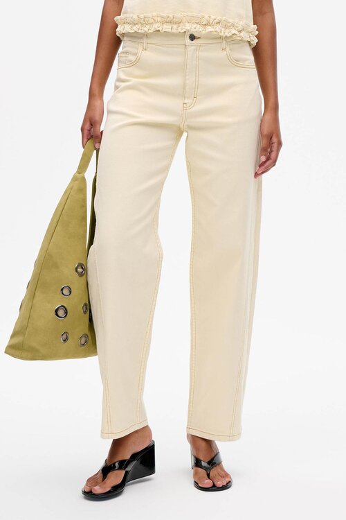 Baum Und Pferdgarten pastel yellow Pantalon