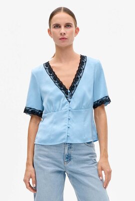 Baum Und Pferdgarten Lichtblauwe Blouse