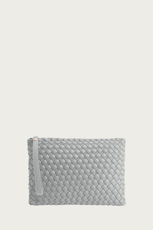 Marrea Tassen Silver clutch