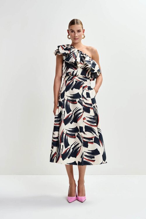 Essentiel Antwerp Wit / zwarte Blouse