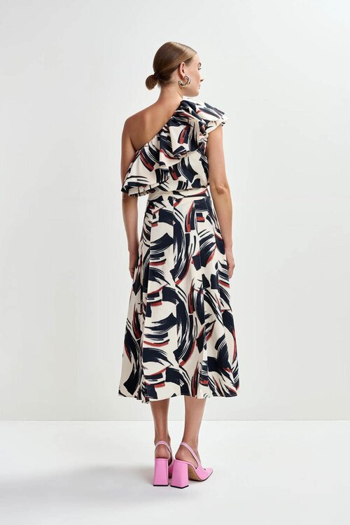 Essentiel Antwerp Wit / zwarte Blouse