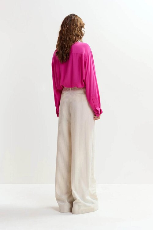 Essentiel Antwerp Off White Wide Leg Pants