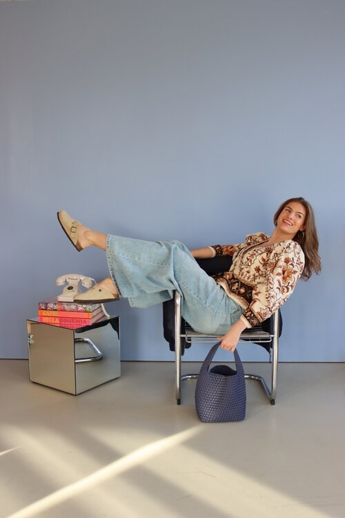 Lois Jeans Blauwe Paloma Wide Leg Jeans