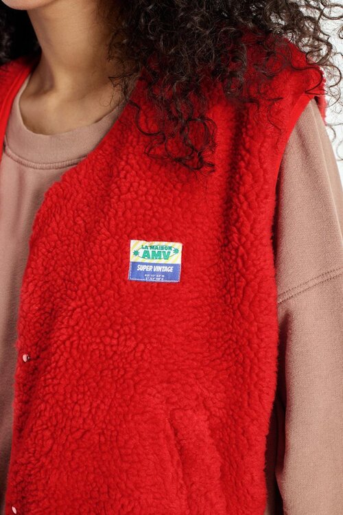 American Vintage Rood Gilet
