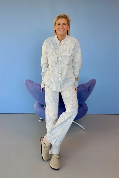 Forte_Forte Off White Pantalon