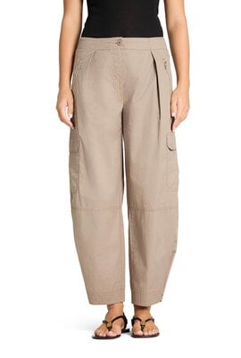 Cambio Taupe Blossom Cargo Pants