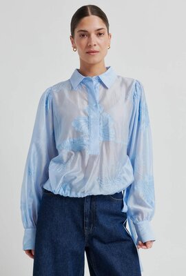 Second Female Lichtblauwe Vira Blouse