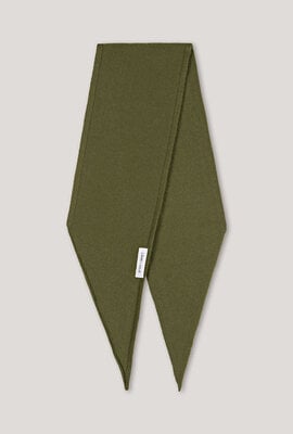 L'Ame de Julie Groene Knitted Bandana 100% Cashmere