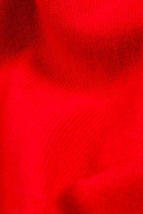 L'Ame de Julie Rood Knitted T-shirt 100% Cashmere