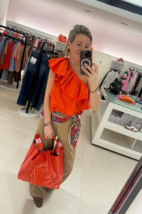 Essentiel Antwerp Orange Blouse