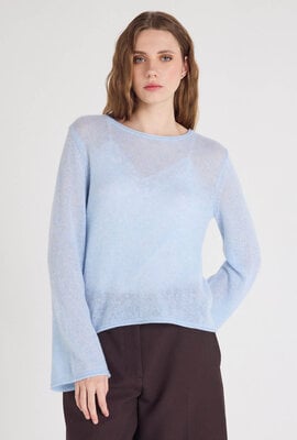 Absolut Cashmere Sky Blue Maggie trui