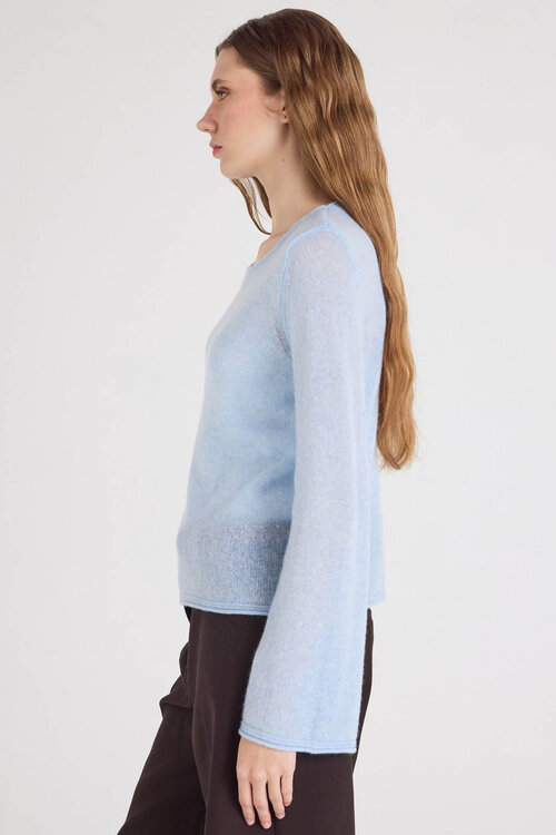 Absolut Cashmere Sky Blue Maggie trui