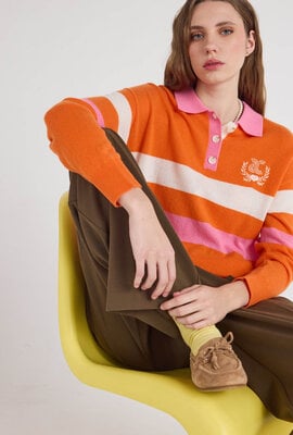 Absolut Cashmere Orange Cora trui