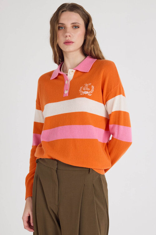 Absolut Cashmere Orange Cora trui