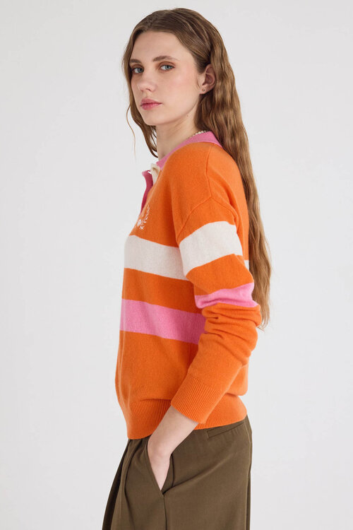 Absolut Cashmere Orange Cora trui