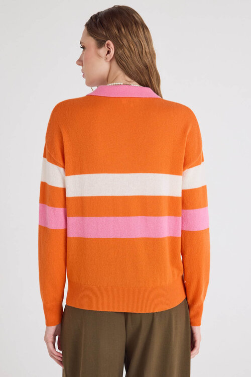 Absolut Cashmere Orange Cora trui