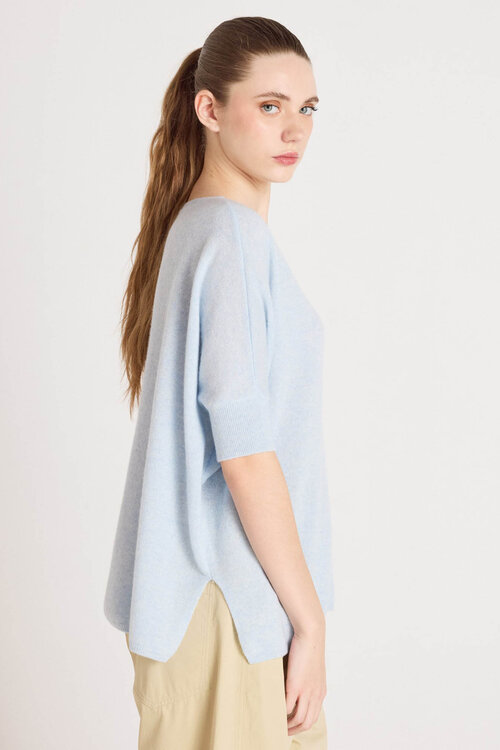 Absolut Cashmere Lichtblauw Kate trui