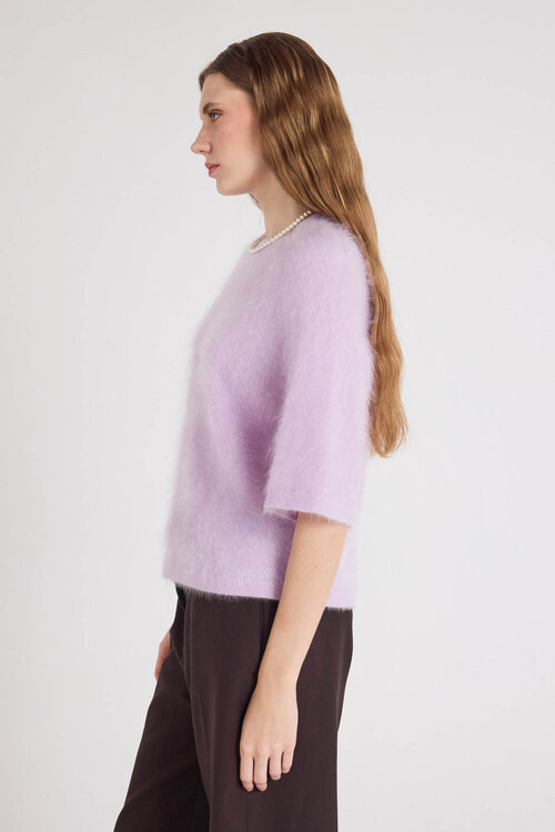 Absolut Cashmere Lilac Jenna trui