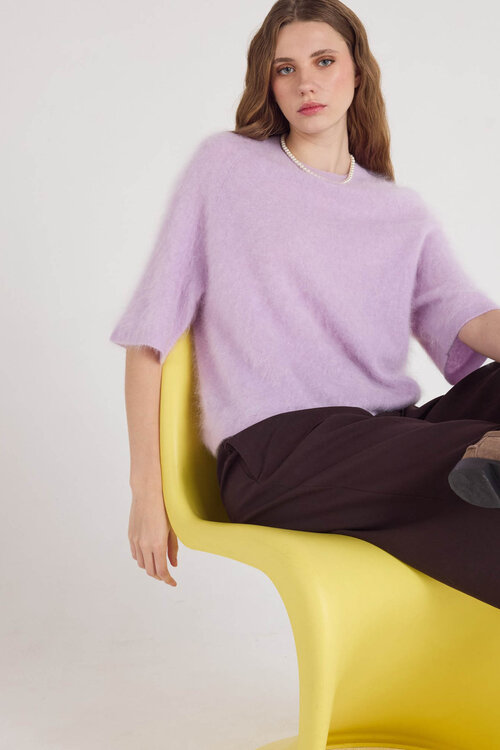 Absolut Cashmere Lilac Jenna trui