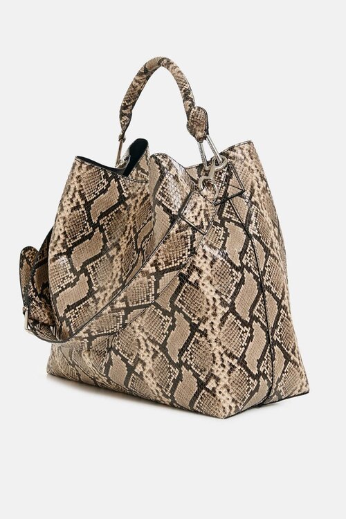 Essentiel Antwerp Snake Print Shopper