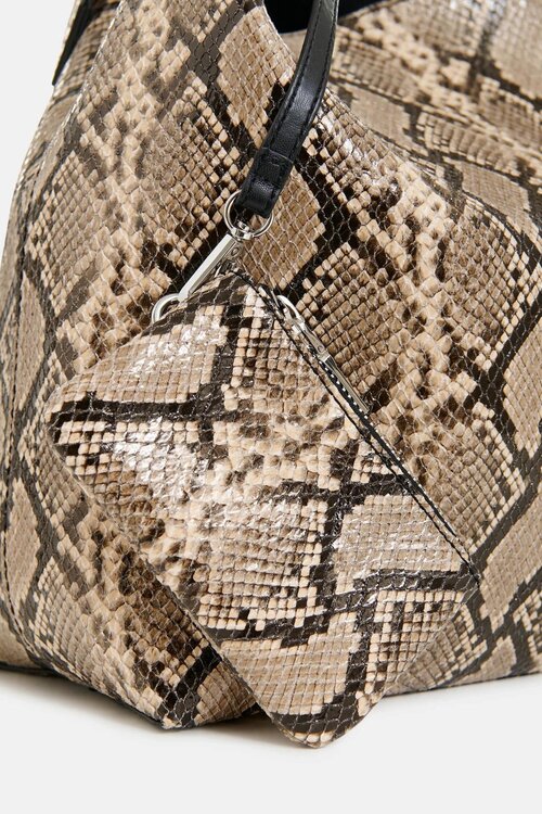 Essentiel Antwerp Snake Print Shopper