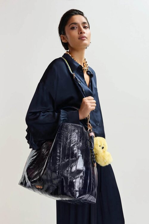 Essentiel Antwerp Gele Dog Bag Charm