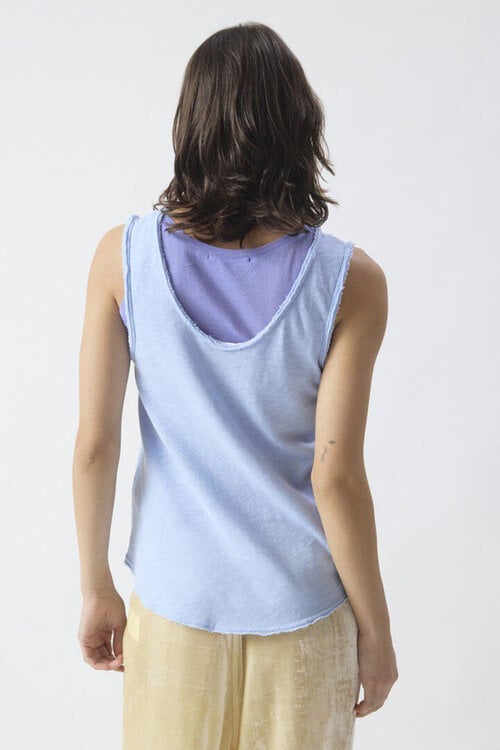 American Vintage Lichtblauwe Top