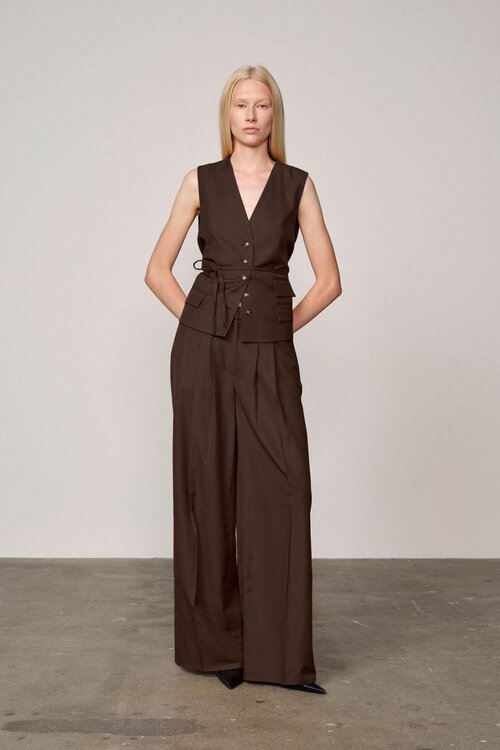 Herskind Bruine Samos Gilet