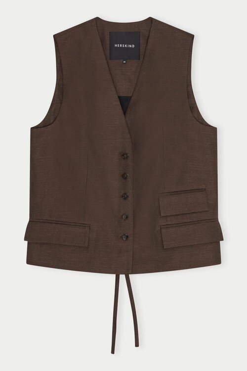 Herskind Bruine Samos Gilet