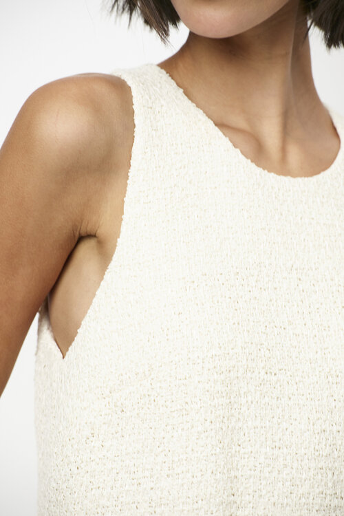 Dante 6 Off White Nolise Fringe Boucle Top