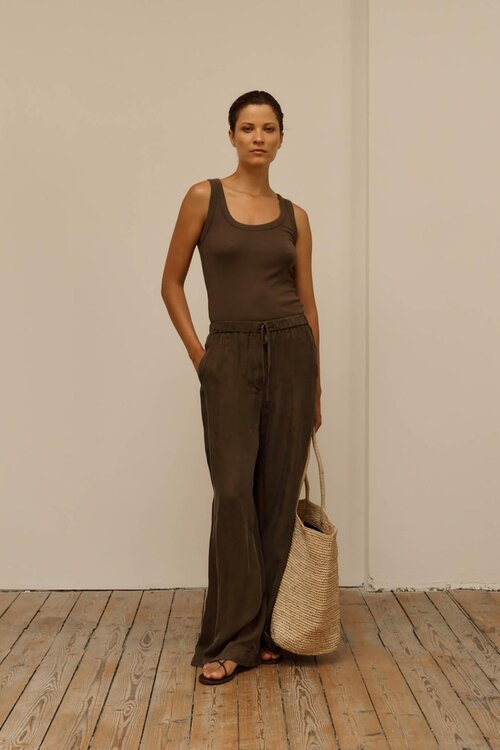 Club L'avenir Donkerbruine Top