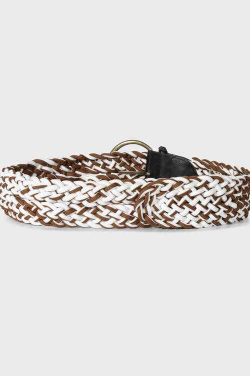 10Days Brown braided belt