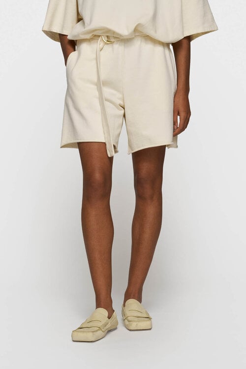 10Days Vanilla belted shorts fleece