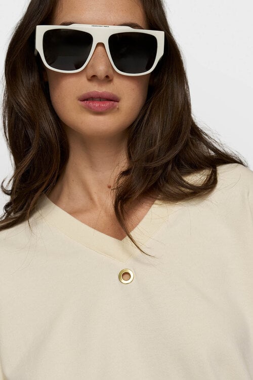 10Days Vanilla sweater v-neck fleece