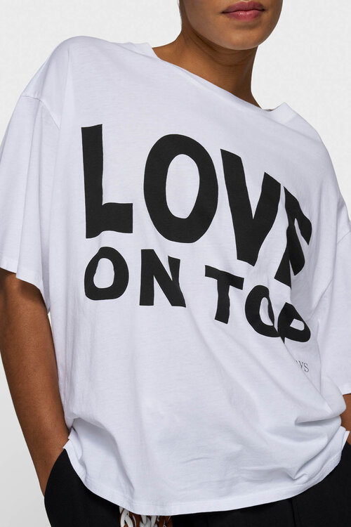 10Days White love tee