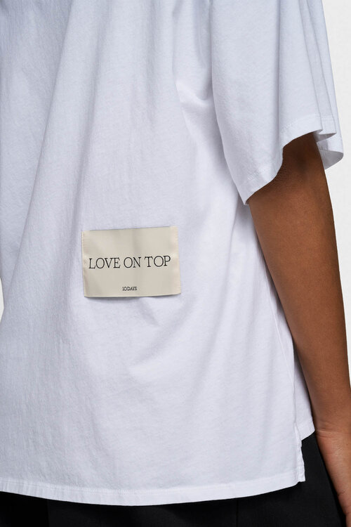 10Days White love tee