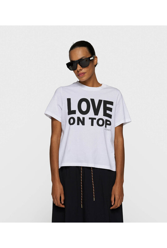 10Days White love petite tee