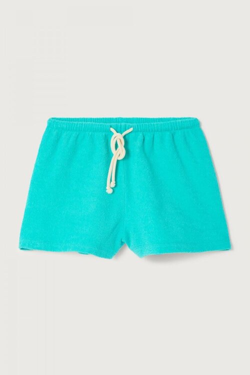 American Vintage Turquoise Fluffy short