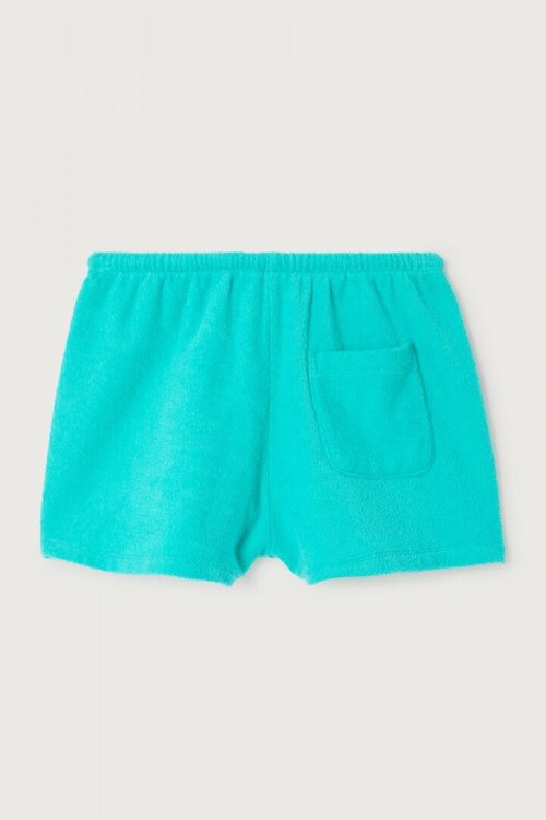 American Vintage Turquoise Fluffy short
